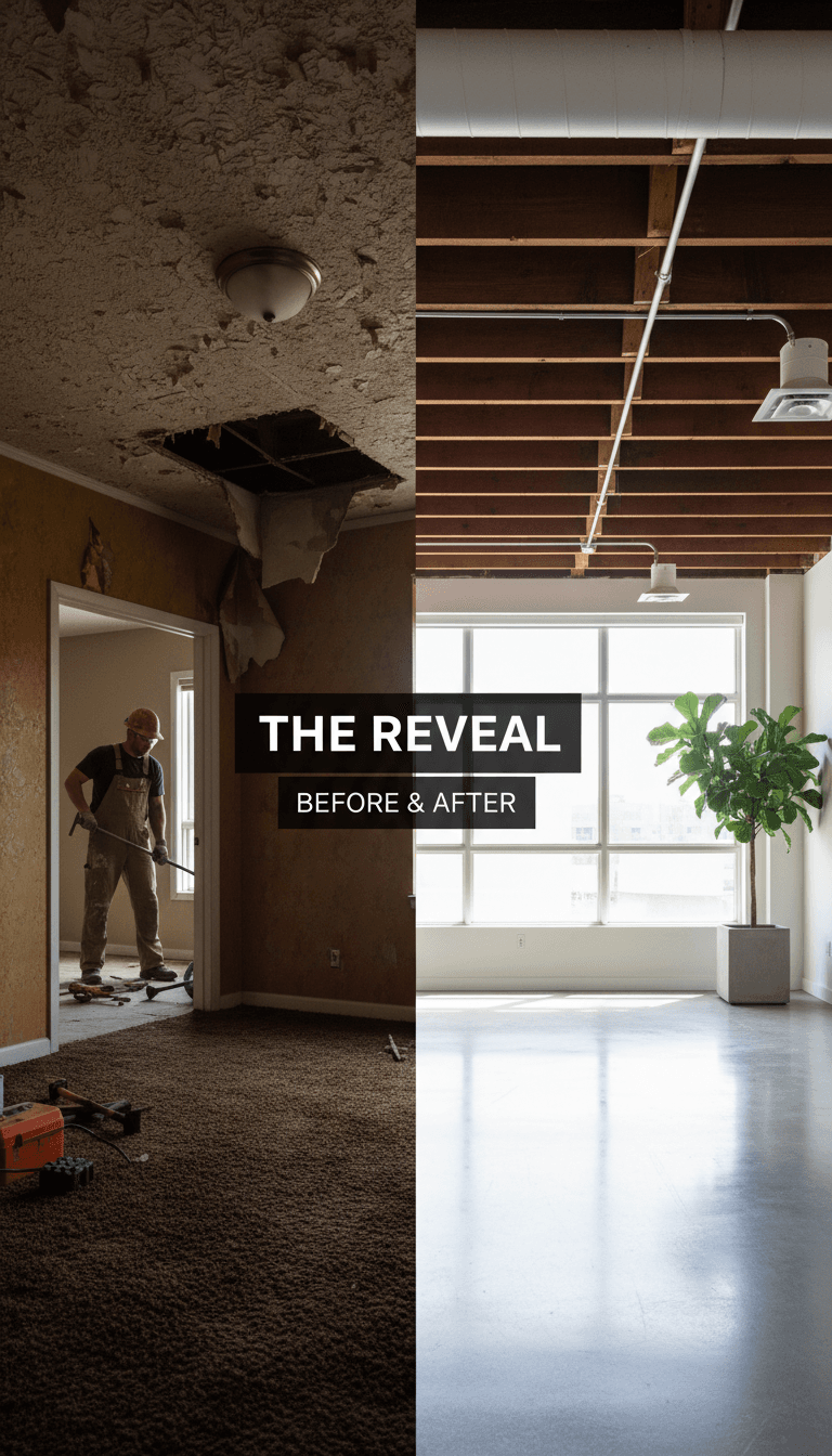 Modern home transformation with opened layout